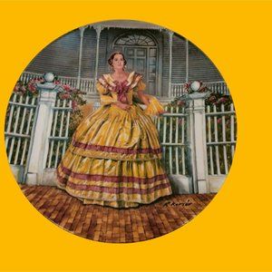 Gone with the Wind Melanie Collectors Plate Raymond Kursar Knowles 1980 USA